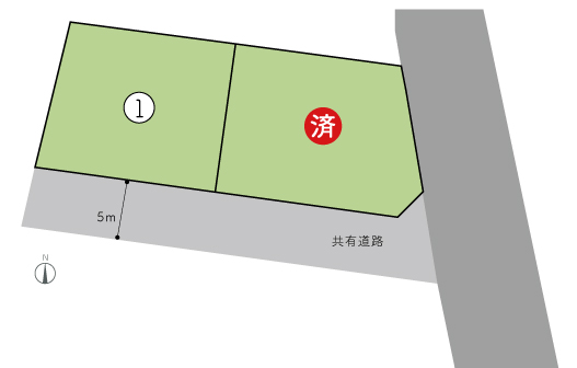 SG原尾島区画図