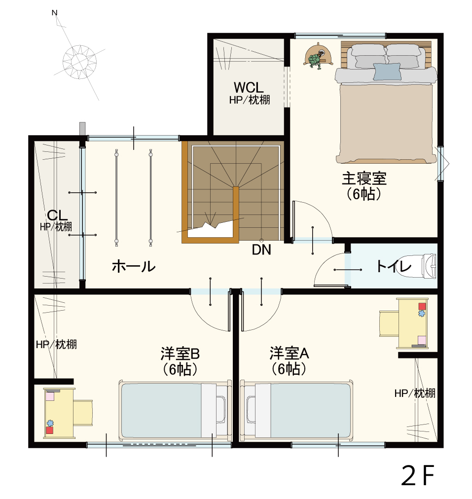 建物価格：1892万円
／土地面積：198.34㎡（59.99坪）：実測
／建物面積：92.74㎡（28.04坪）